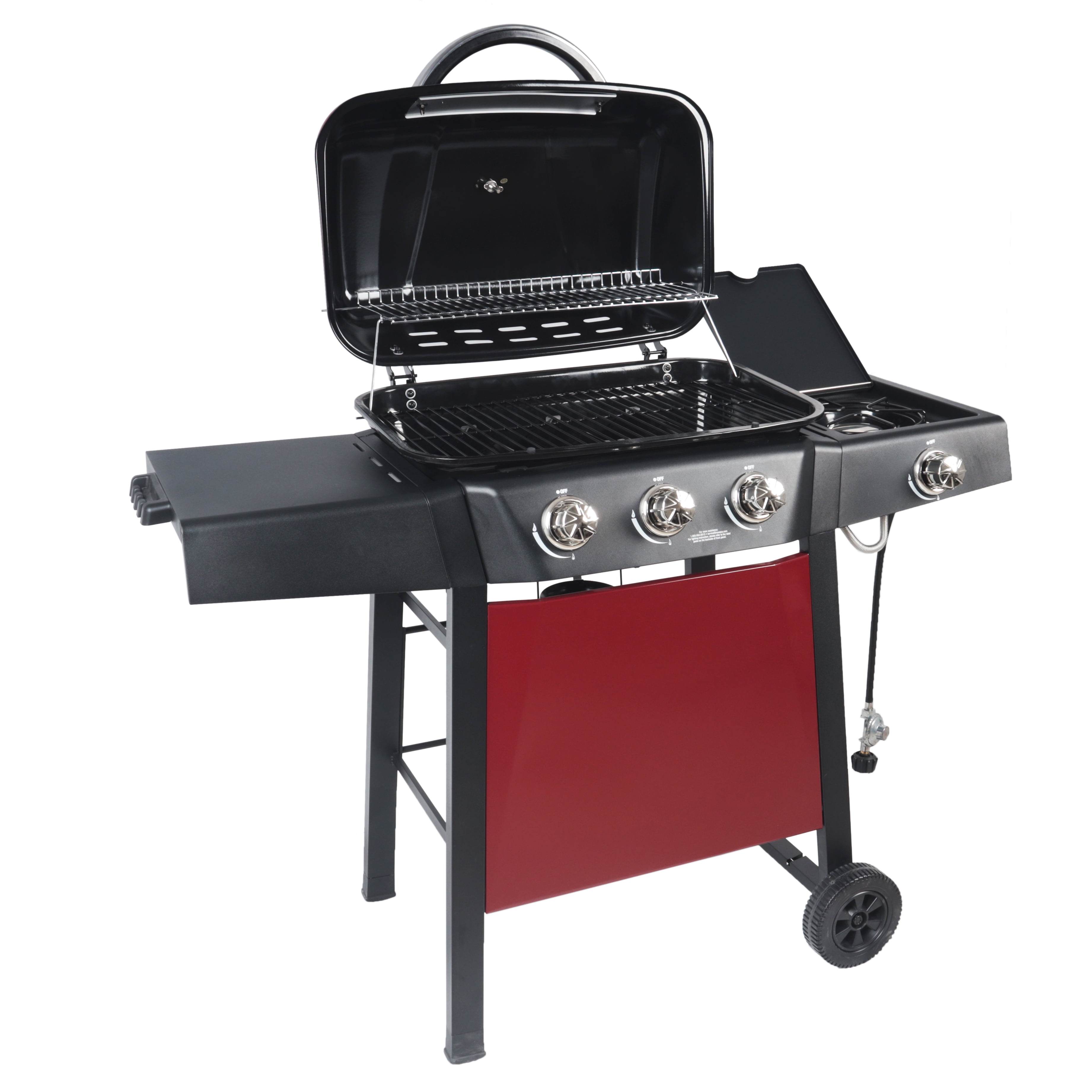 RevoAce 4 Burner Propane Gas Grill with Side Burner