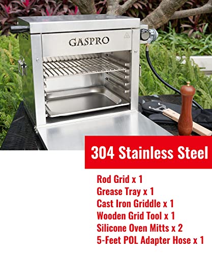 GASPRO Propane Infrared Steak Grill, XL 2-in-1