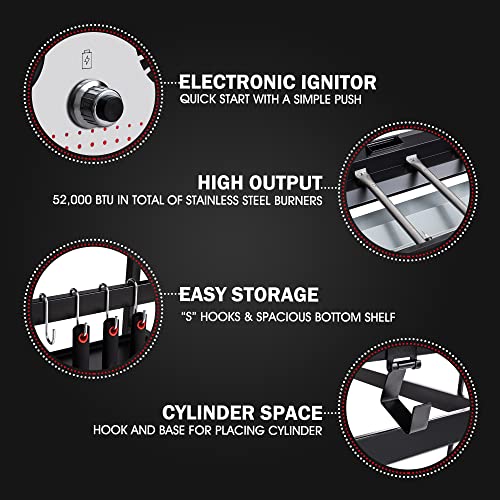 Royal Gourmet 36-Inch 4-Burner Gas Griddle