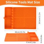 Silicone Griddle Mat and Spatula Set for BBQ