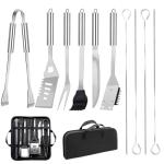 11-Piece Stainless Steel BBQ Grill Accessory Set