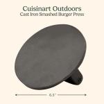 Cuisinart 6.5" Cast Iron Burger Press