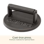 Cuisinart 6.5" Cast Iron Burger Press