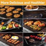 Non-Stick BBQ Grill Mats Set of 5