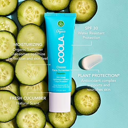 COOLA Organic SPF 30 Cucumber Sunscreen Lotion