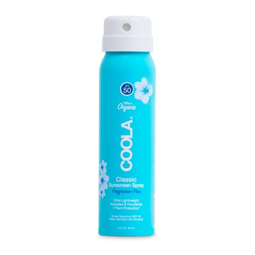 COOLA SPF 50 Organic Sunscreen Spray, 2 Fl Oz