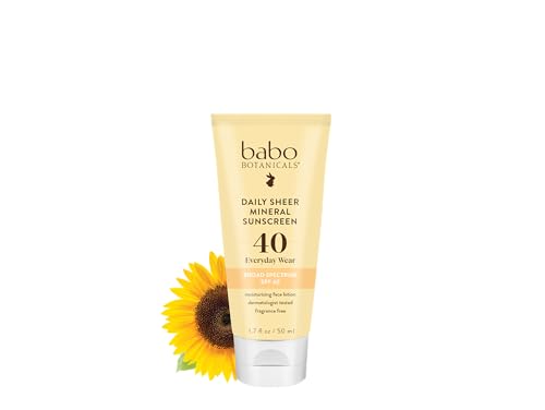 Babo Botanicals Daily Sheer SPF40 Mineral Sunscreen