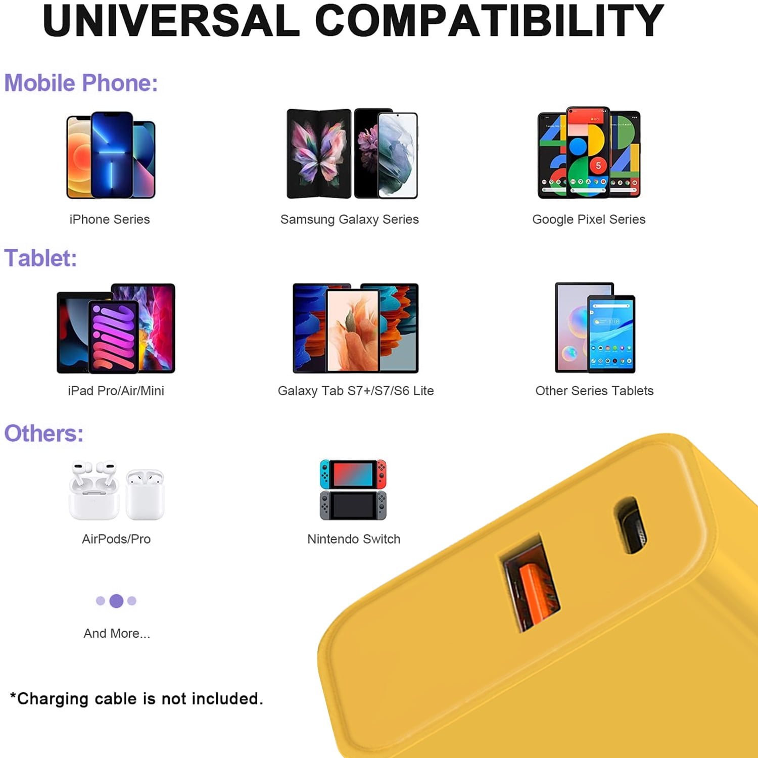 LED Desk Lamp with USB Charging Port & Pen Holder