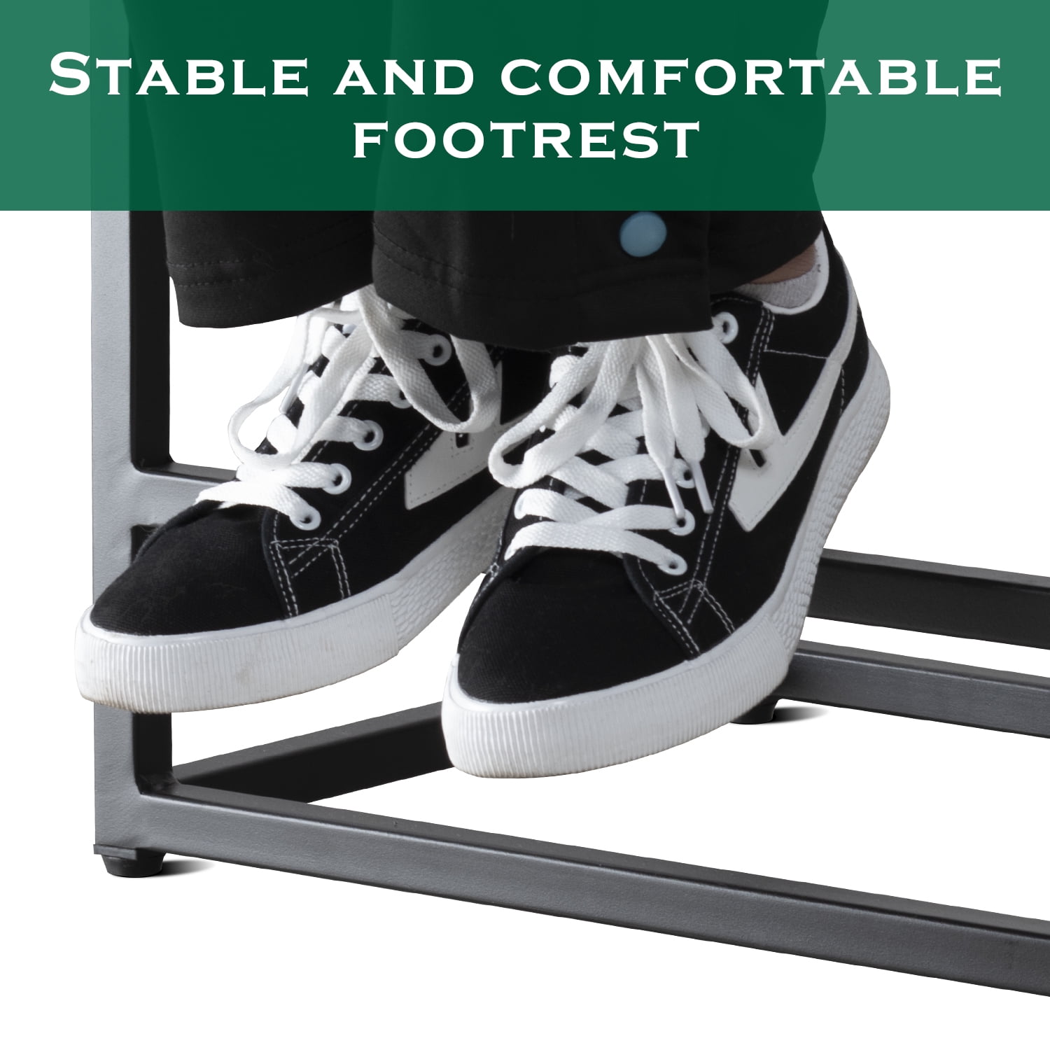 Homall Black Upholstered Stool Set (2)