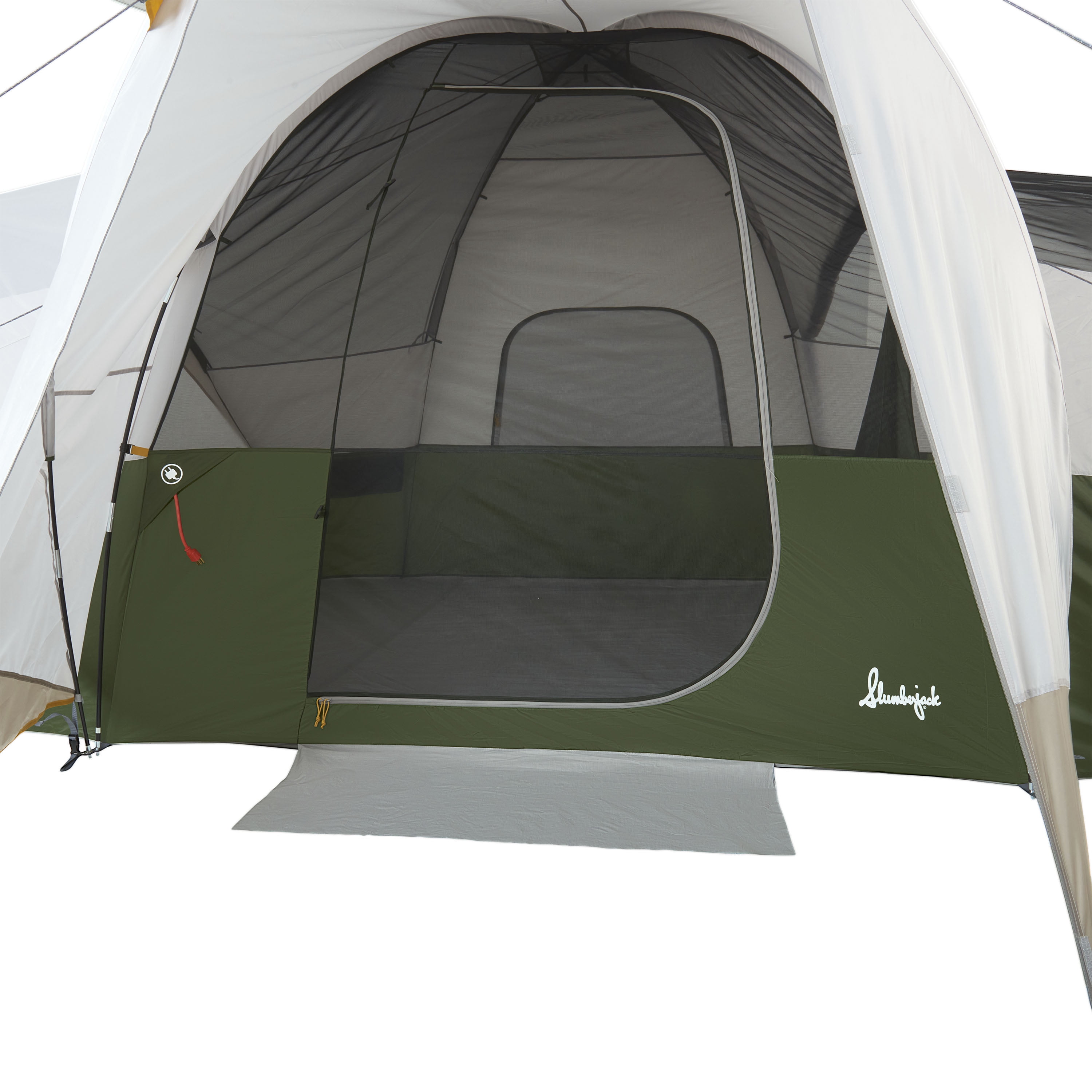 Slumberjack Riverbend 10-Person Hybrid Dome Tent, Full Fly