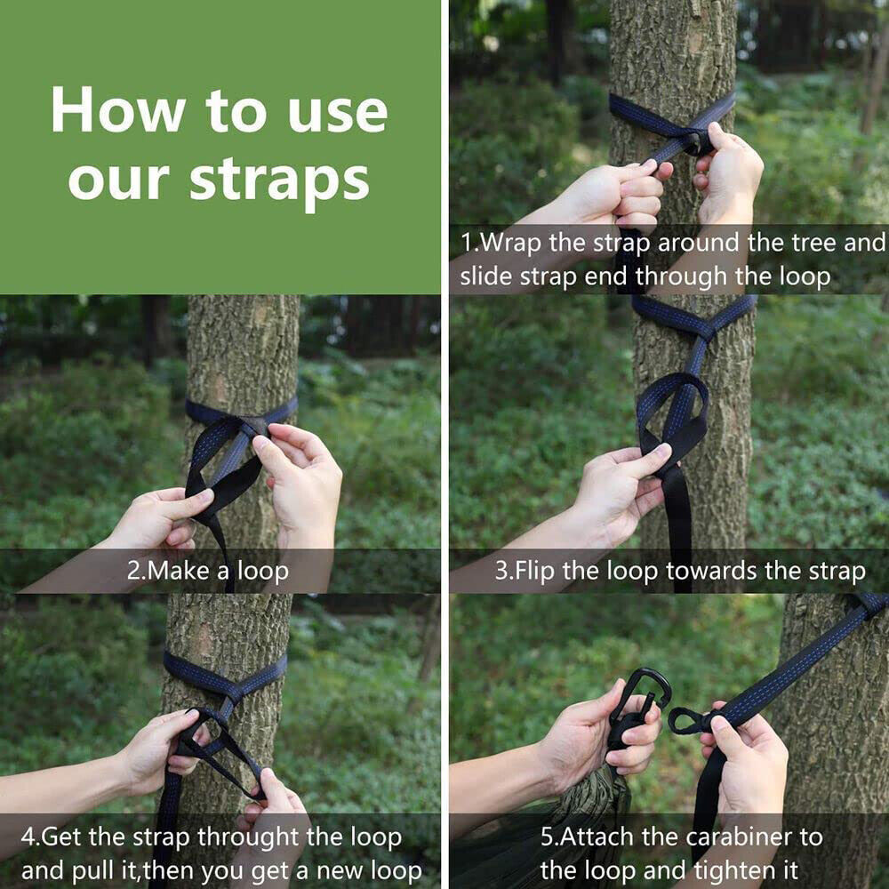 Double Person Hammock Tent with Mosquito Net