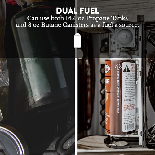 Gas One Dual Fuel Portable Camping Stove with Case