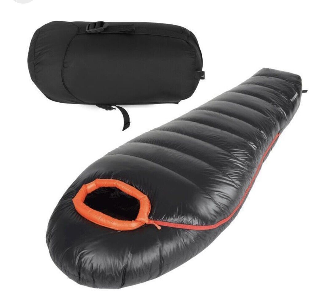 Lightweight White Duck 3 Season Mummy Sleeping Bag