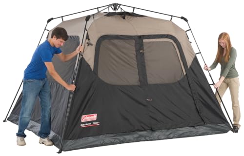 Coleman 4-Person Instant Setup Cabin Tent for Camping