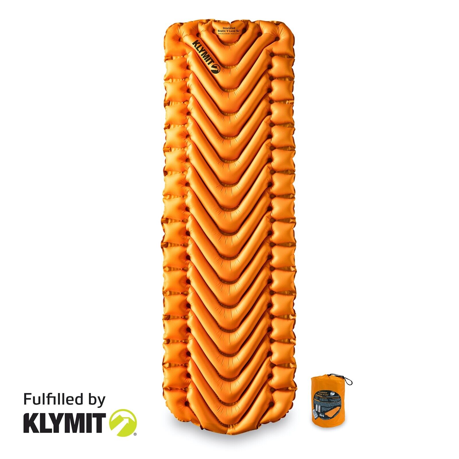 Klymit Insulated Static V Lite Camping Sleeping Pad