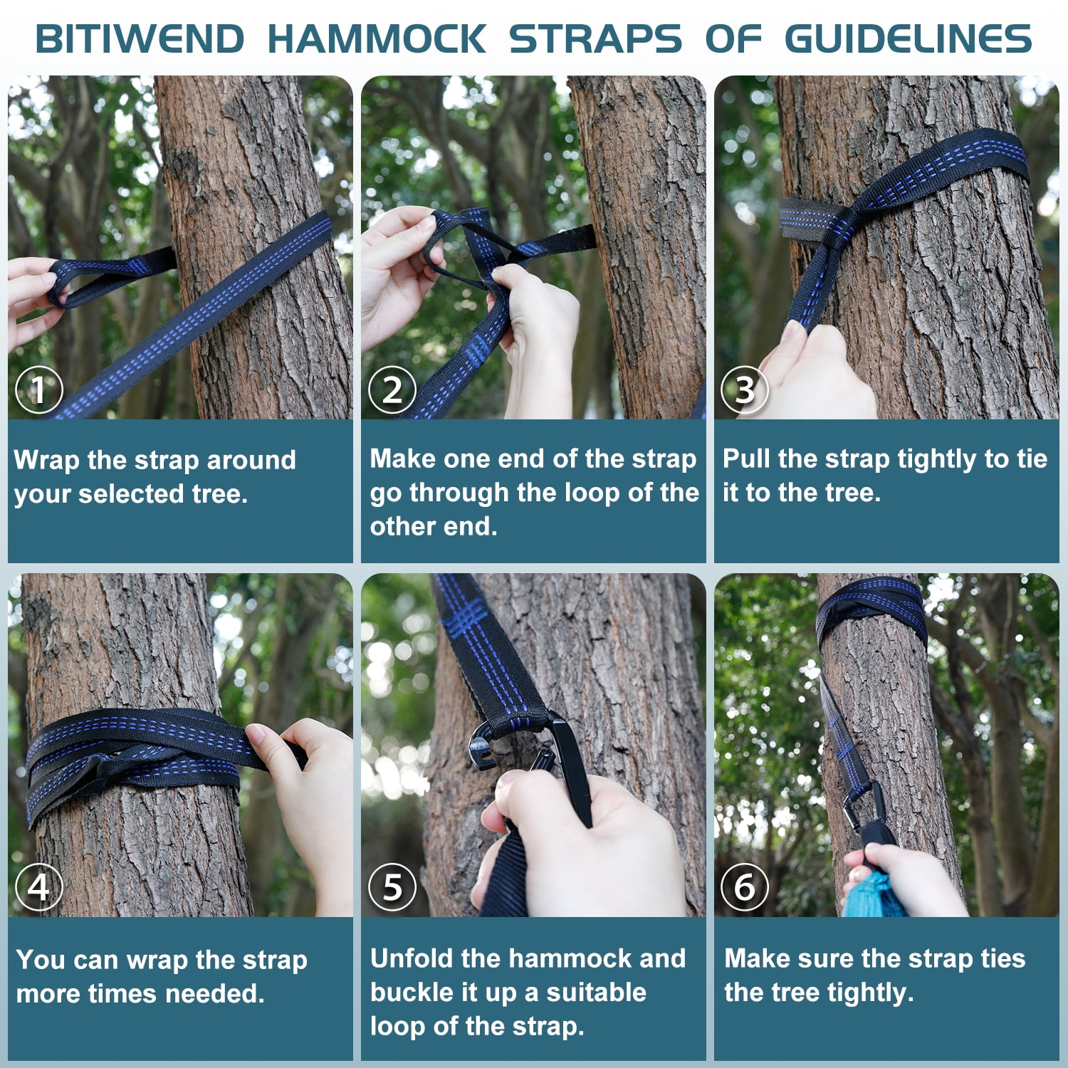 Physen Double Camping Hammock - Portable Nylon Hammock