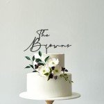 Personalized Mr & Mrs Golf Wedding Cake Topper