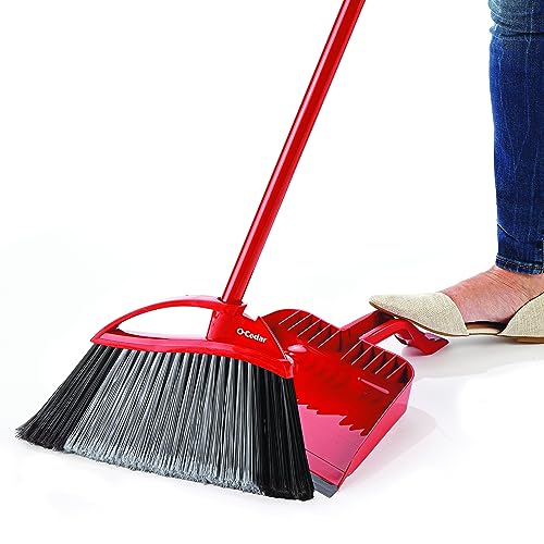 Quail Pro Broom & Dustpan Combo - Red