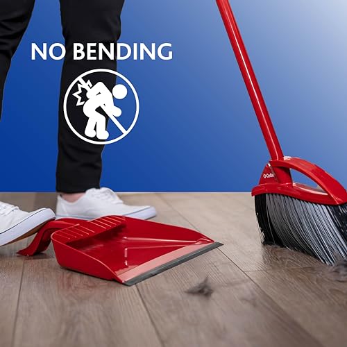 Quail Pro Broom & Dustpan Combo - Red