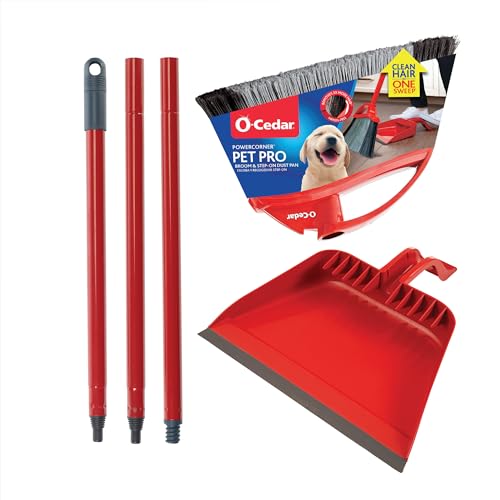 Quail Pro Broom & Dustpan Combo - Red