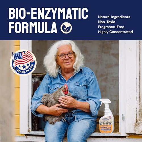 Natural Coop Deodorizer Spray for Poultry - 32 oz