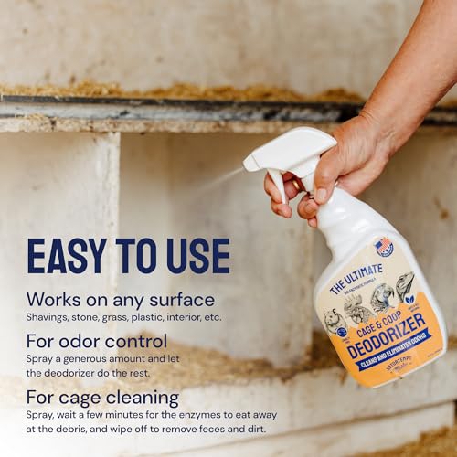 Natural Coop Deodorizer Spray for Poultry - 32 oz