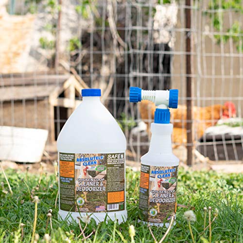Natural Quail Coop Cleaner and Deodorizer - Powerful Enzyme