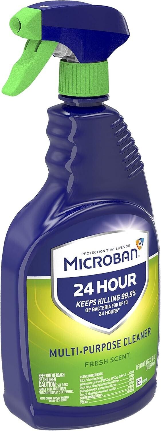 Microban 24-Hour Quail Sanitizing Spray 4-Pack