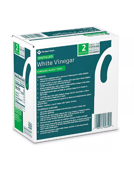 Distilled White Vinegar for Quail Care (2 Pack)