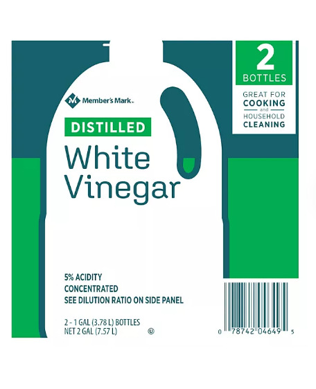 Distilled White Vinegar for Quail Care (2 Pack)