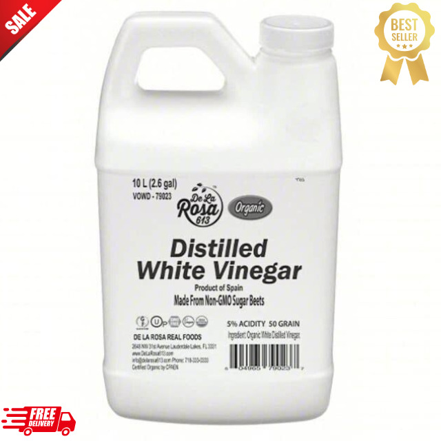 Organic Raw White Vinegar for Quail Care (10L)