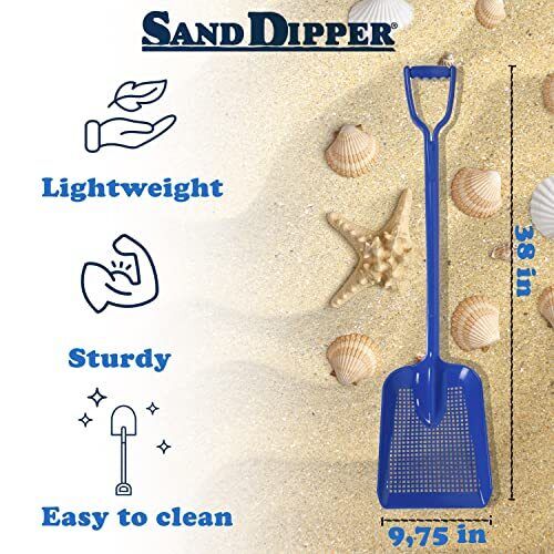 - Treasure Shovel Digger Sifter – Sand Sifter for Beach Fun or Farm Chicken c...