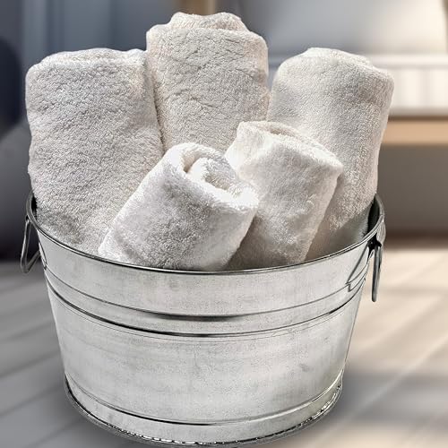 Behrens TV205351 Steel 0GS Galvanized Round Tub, 5 Gallon, 5-Gallon