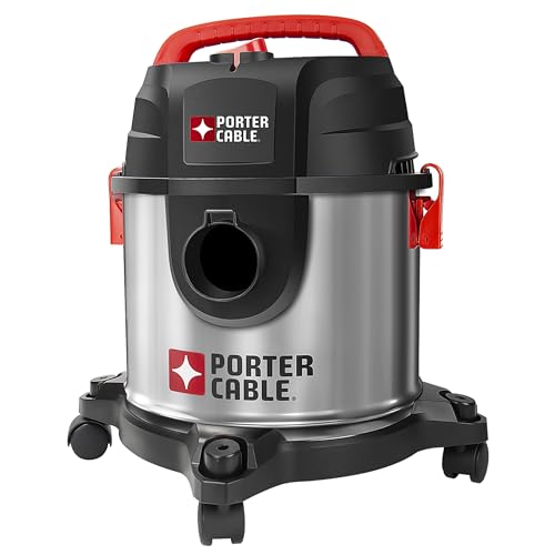 Stainless Steel 4 Gallon Wet/Dry Shop Vacuum