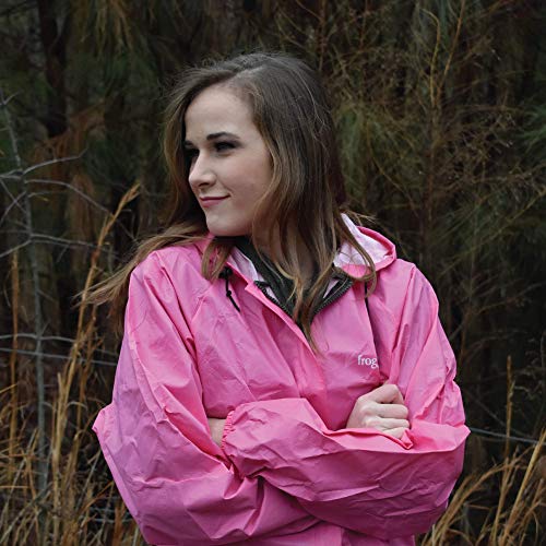 FROGG TOGGS Women's Standard Ultra-Lite2 Waterproof Breathable Rain Jacket, Pink, Medium