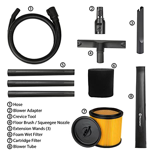 Vacmaster 6 Gallon Wet Dry Shop Vacuum