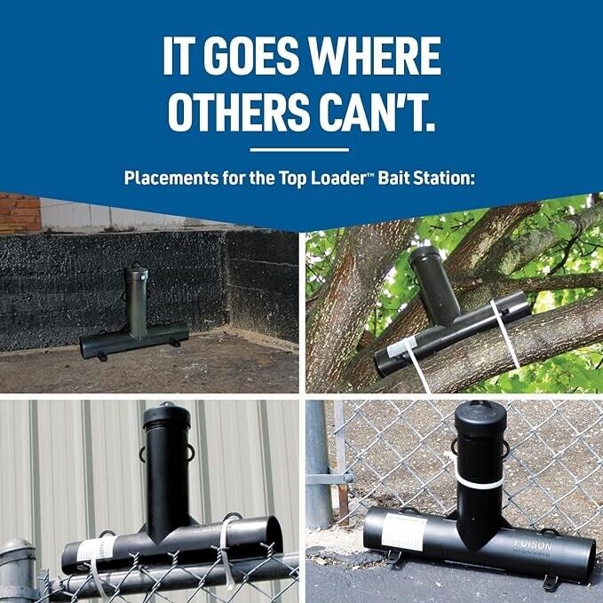 JT Eaton 902 Top Loader Rat Bait Station - 1 Pack