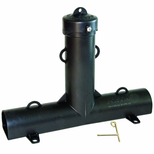 J T Eaton 902 Plastic Top Loader Tamper Resistant Bait Station with Side Eyelets, 4-1/2" Length x 15-1/4" Width x 12" Height, For Mice and Rats (Case of 6)