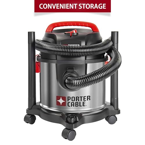 Stainless Steel 4 Gallon Wet/Dry Shop Vacuum