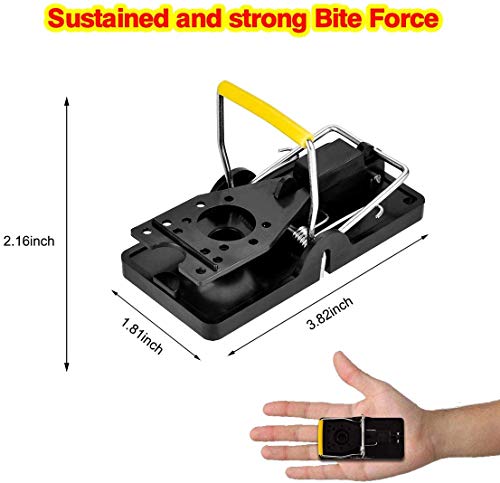 Mouse Traps, Mouse Trap Quick Effectively, [2024 Edition] Mouse Traps Indoor for Home, Safe Mice Traps for House Indoor, Mouse Traps Outdoor, Mice Trap Safe for Family and Pet 12 Packs