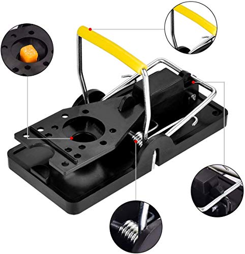 Mouse Traps, Mouse Trap Quick Effectively, [2024 Edition] Mouse Traps Indoor for Home, Safe Mice Traps for House Indoor, Mouse Traps Outdoor, Mice Trap Safe for Family and Pet 12 Packs