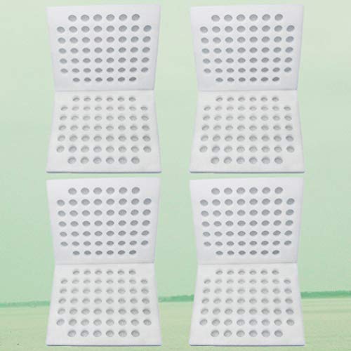 Yardwe Quail Egg Cartons Foam Egg Box Holder 52 Slots Egg Storage Tray Wrapping Container Egg Dispenser Case for Kitchen Egg Protection 4pcs