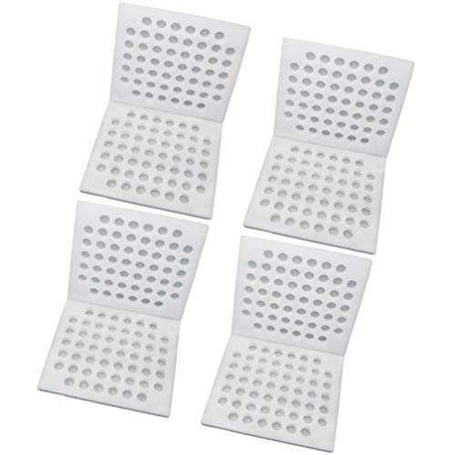 Yardwe Quail Egg Cartons Foam Egg Box Holder 52 Slots Egg Storage Tray Wrapping Container Egg Dispenser Case for Kitchen Egg Protection 4pcs