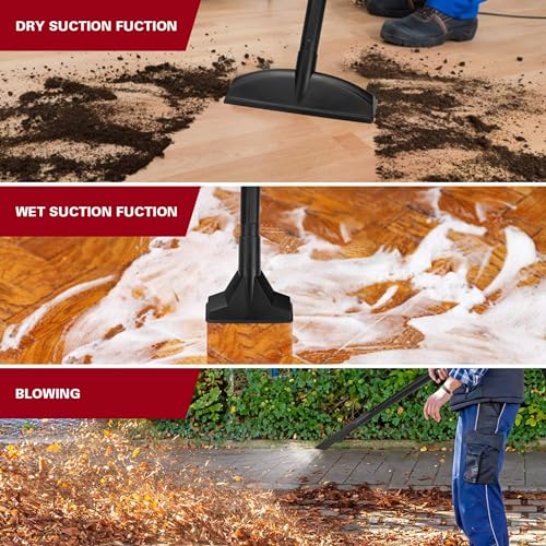 Stainless Steel 4 Gallon Wet/Dry Shop Vacuum