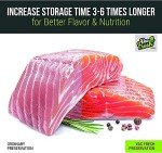 Vac Fresh 15x50 Vacuum Sealer Rolls, Large Vacuum Seal Bags 3.5 mil Thick, 15 inches Wide x 50 Feet Long, Vacuum Seal Bags Roll for Food Storing, Meal Prep, Sous Vide Cooking, Bulk Storage, 2 Rolls