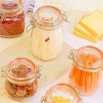 25 oz Glass Jars With Airtight Lids And Leak Proof Rubber Gasket,Wide Mouth Mason Jars With Hinged Lids For Kitchen Canisters 750ml, Glass Storage Containers(4 packs)