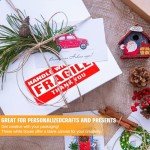 25Pack 5x5x5 Shipping Boxes for Small Business,White Mailing Boxes with Bubble Bags & Fragile Stickers for Mailing and Packing Small Gifts,Candle 5x5 Shipping boxes,Mug boxes for Shipping