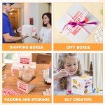 25Pack 5x5x5 Shipping Boxes for Small Business,White Mailing Boxes with Bubble Bags & Fragile Stickers for Mailing and Packing Small Gifts,Candle 5x5 Shipping boxes,Mug boxes for Shipping