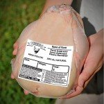 Custom Poultry Freezer Labels 4x2.5INCH with Safe Handling Instructions and Exemption P.L. 90-492(150PCS)