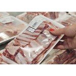 Meat Poultry Handling Label White - 1"L x 1 3/4"H 1000 Per Roll